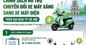 Dự kiến các mức hỗ trợ người dân chuyển xe máy xăng sang xe điện