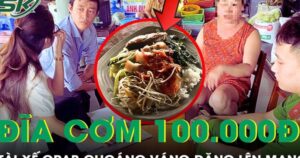 Đĩa cơm vỉa hè 100.000 đồng ở Huế khiến tài xế Grab choáng váng, thực hư ra sao?