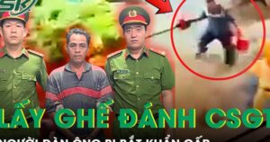 Bắt người đàn ông dùng ghế đánh CSGT để giải cứu anh trai vi phạm nồng độ cồn