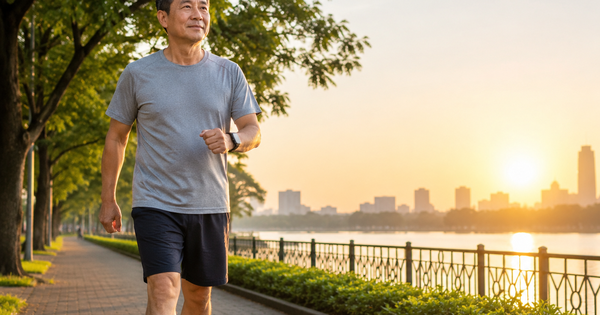 Người sau 50 tuổi đi bộ sáng hay chiều tốt hơn?