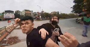 Nam thanh niên đấm CSGT khi bị kiểm tra nồng độ cồn