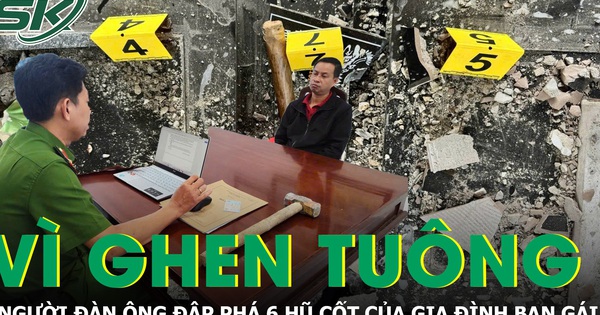 Bắt giữ người đàn ông đập phá 6 hũ cốt của gia đình bạn gái vì ghen tuông