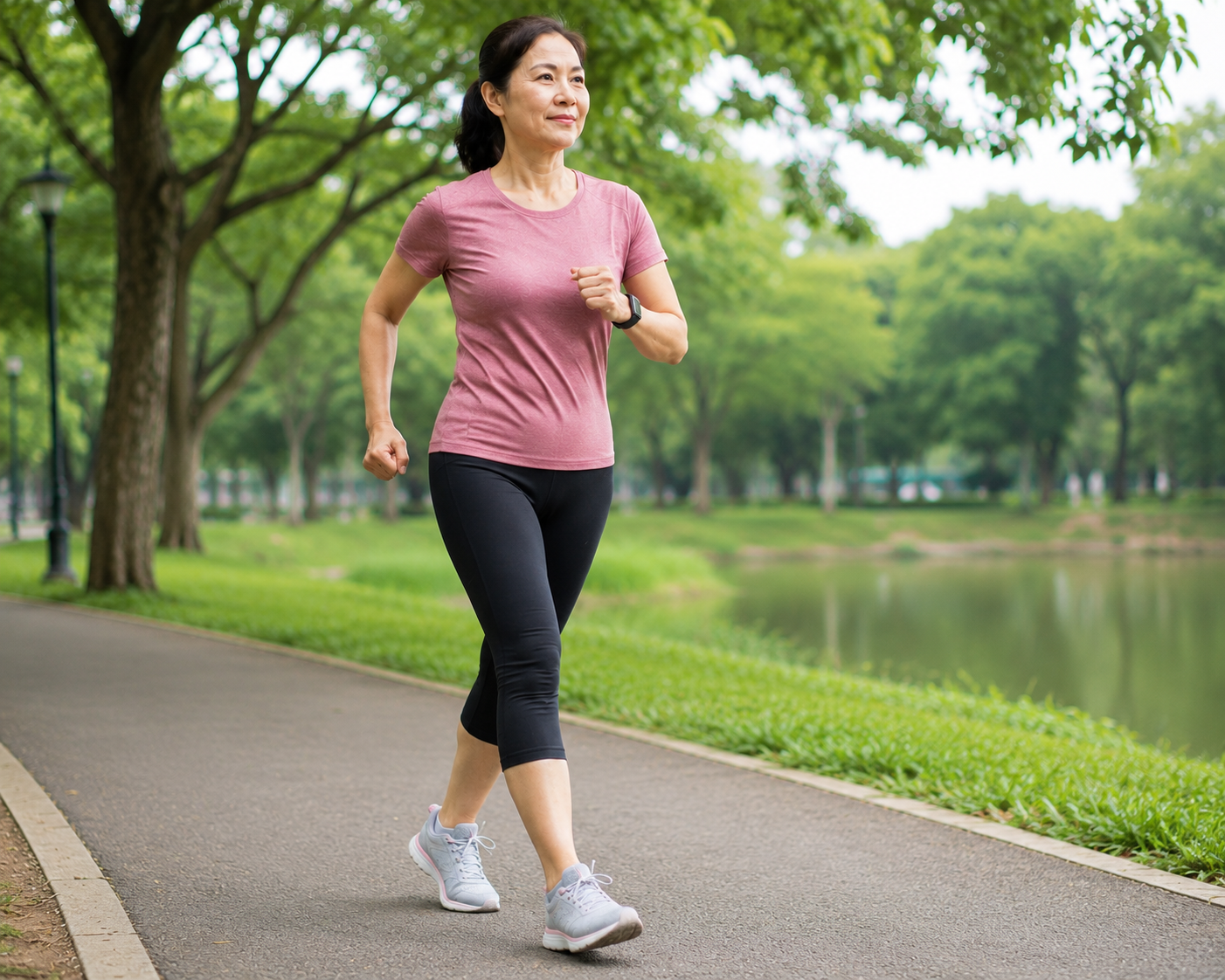 5 bài tập đi bộ giảm mỡ bụng tốt hơn tập gym sau tuổi 50- Ảnh 3.
