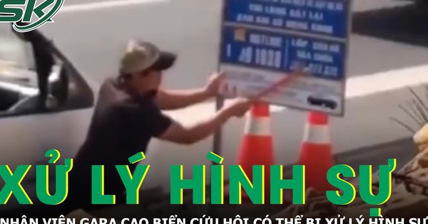 Nhân viên gara cạo biển cứu hộ trên cao tốc có thể bị xử lý hình sự