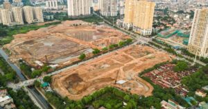 Hồ điều hòa Mễ Trì – Đồng Bông 2 gấp rút về đích trước mùa mưa