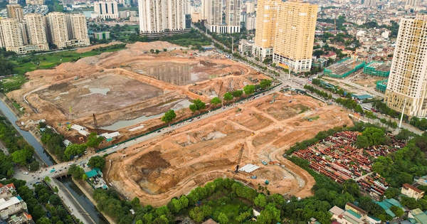 Hồ điều hòa Mễ Trì – Đồng Bông 2 gấp rút về đích trước mùa mưa