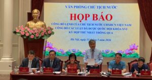 Công bố lệnh của Chủ tịch nước về 9 luật được Quốc hội thông qua tại Kỳ họp thứ Nhất