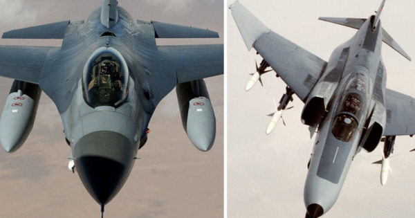 Tiêm kích F-4 Iran giao chiến F-16 Mỹ trong không phận Saudi Arabia