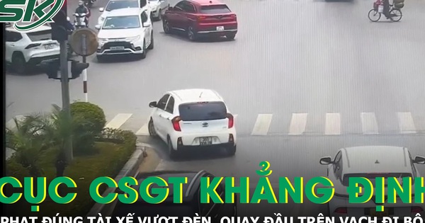 Cục CSGT khẳng định phạt đúng tài xế vượt đèn, quay đầu trên vạch đi bộ