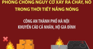 Phòng chống nguy cơ xảy ra cháy, nổ trong thời tiết nắng nóng