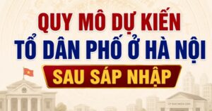 Quy mô dự kiến tổ dân phố ở Hà Nội sau sáp nhập