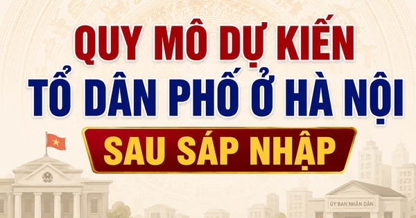 Quy mô dự kiến tổ dân phố ở Hà Nội sau sáp nhập