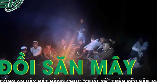 Công an thức trắng đêm truy quét hàng chục “quái xế”, náo loạn đồi săn mây