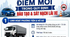Những điểm mới trong đào tạo, sát hạch lái xe có hiệu lực từ 1/7