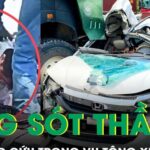 Tài xế sống sót thần kỳ trong vụ tông liên hoàn 10 xe trên Vành đai 3 khiến ô tô con bẹp rúm