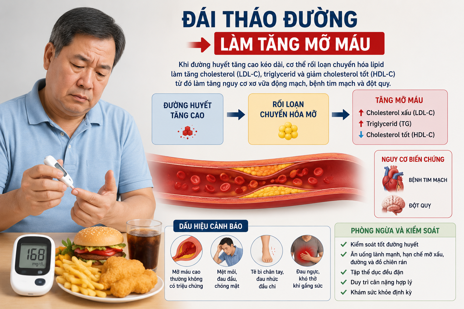 Điểm mới hướng dẫn điều trị tăng mỡ máu cho người đái tháo đường- Ảnh 1.