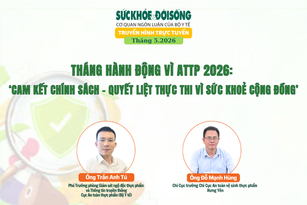 TRUYỀN HÌNH TRỰC TUYẾN: Cam kết chính sách quyết liệt thực thi vì sức khỏe cộng đồng- Ảnh 1.