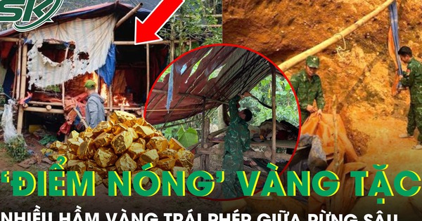 Đột kích ‘điểm nóng’ vàng tặc giữa rừng sâu ở Huế, lộ nhiều hầm vàng trái phép