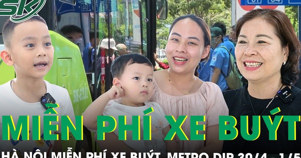 Hà Nội miễn phí xe buýt, metro: Người dân phấn khởi “vi vu” dịp lễ, tận hưởng kỳ nghỉ thảnh thơi, tiết kiệm