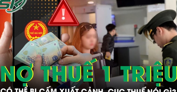 Nợ thuế 1 triệu đồng có thể bị cấm xuất cảnh, Cục Thuế nói gì?