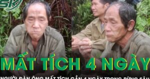 Vỡ òa khoảnh khắc tìm thấy người đàn ông hái thảo dược mất tích gần 4 ngày trong rừng sâu