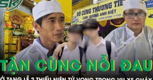 Nỗi đau xé lòng ở tang lễ hai thiếu niên tử vong trong xe cháy tại Đà Nẵng, xót xa hoàn cảnh nạn nhân