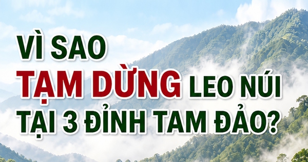Vì sao tạm dừng leo núi tại 3 đỉnh ở Vườn quốc gia Tam Đảo?