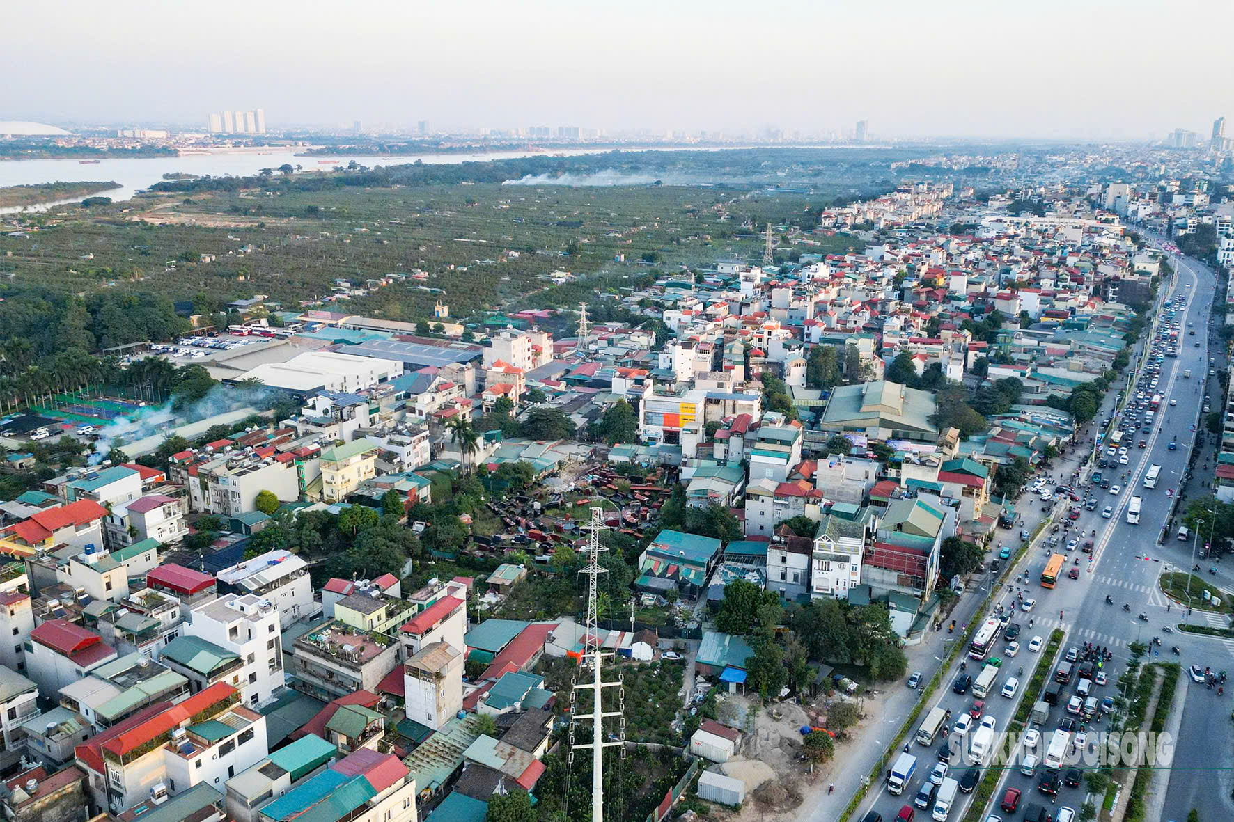 Hà Nội chốt 16 phường nằm trong dự án Trục đại lộ cảnh quan sông Hồng- Ảnh 1.