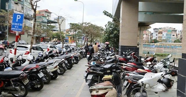 Hà Nội chính thức tăng phí sử dụng vỉa hè để trông xe