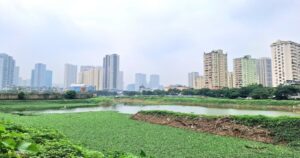 Cận cảnh công viên hồ điều hòa trên ‘đất vàng’ giữa Thủ đô bị bỏ hoang suốt 16 năm