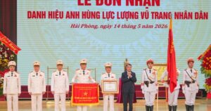 Niềm vui lớn của lực lượng Công an Hải Phòng