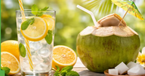 Trời nóng nên uống nước chanh hay nước dừa?