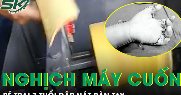 Bé 7 tuổi ở Lào Cai bị máy cuốn dập nát bàn tay do nghịch máy bào quế tự chế
