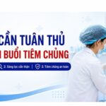3 bước cần tuân thủ trong mỗi buổi tiêm chủng