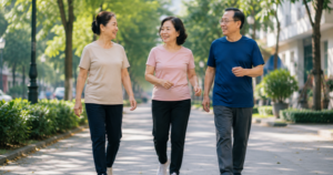 Đi bộ sau bữa ăn có lợi gì cho người ngồi nhiều?