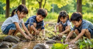 Vì sao trẻ ít tiếp xúc với thiên nhiên dễ bị hen suyễn, viêm da cơ địa?