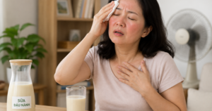 Phụ nữ tiền mãn kinh bị bốc hỏa, uống sữa đậu nành có giúp cải thiện?