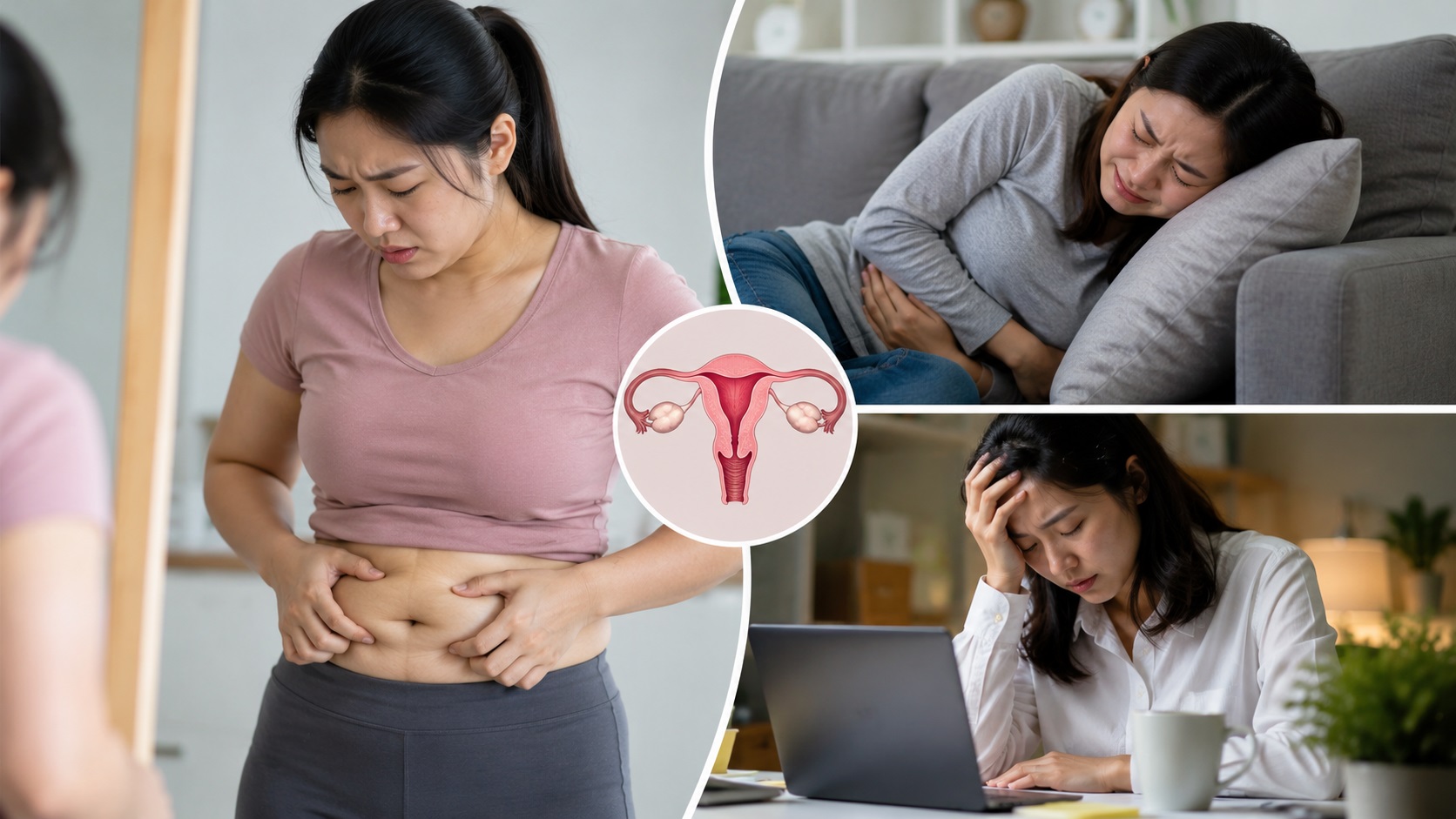 Vì sao nhiều phụ nữ ăn ít vẫn tăng cân và đau vùng chậu kéo dài?- Ảnh 1.