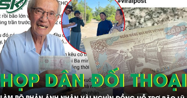 Chính quyền mời dân đối thoại, làm rõ phản ánh nhận vài nghìn đồng hỗ trợ bão lũ ở Gia Lai