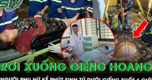 Rơi xuống giếng hoang sâu 30m, người phụ nữ bám thành giếng kêu cứu suốt nhiều giờ