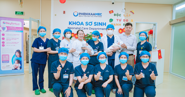 Cặp song sinh chỉ nặng 800g và 1000g và hành trình hồi sinh kỳ diệu tại PhenikaaMec