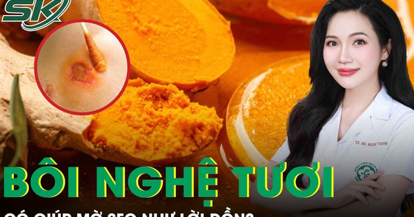 Dùng nghệ tươi bôi mặt có giúp mờ sẹo như lời đồn?