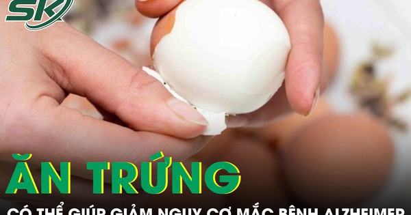 Ăn trứng thường xuyên có thể giúp giảm nguy cơ mắc bệnh Alzheimer