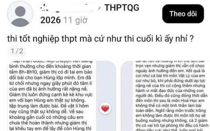 Quảng Ninh: Kỷ luật 3 cán bộ sau phản ánh 'giám thị gợi ý thí sinh cho bạn xem bài thi'- Ảnh 2.